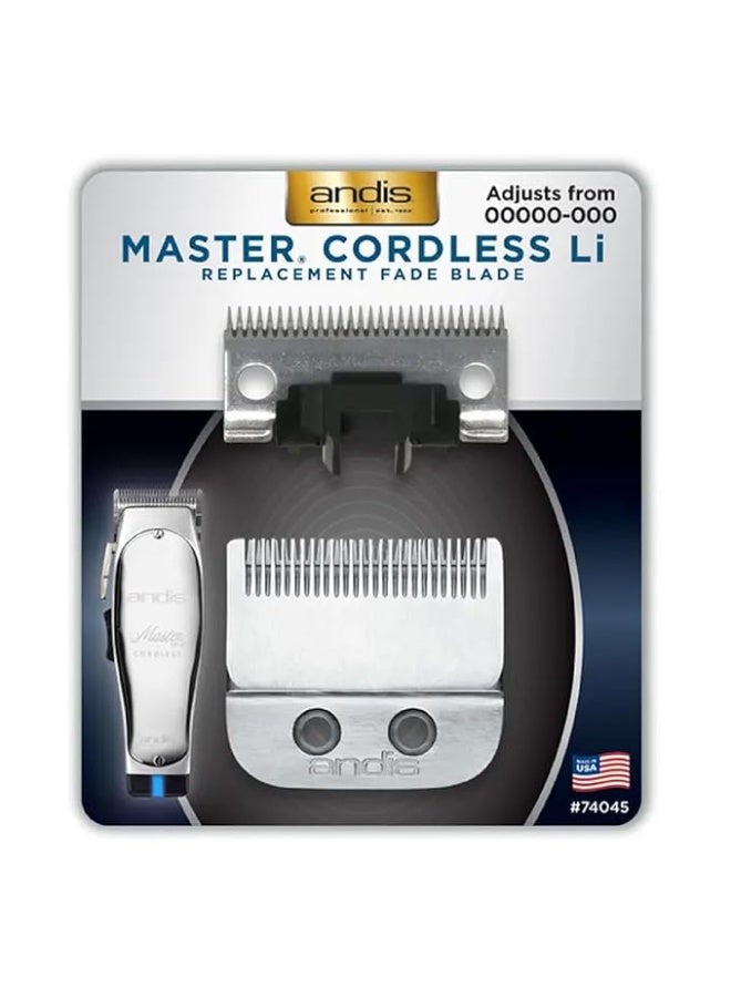 شفرة انديس بديلة Master Cordless Li رقم 74075،  شفرة Fade من فولاذ كربوني، من 00000 إلى 000 من فارماسي
